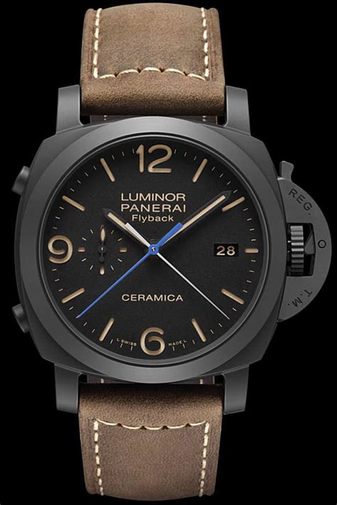 luminor panerai flyback ceramica|panerai luminor prices.